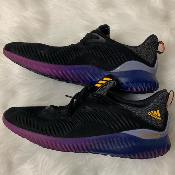 adidas alphabounce shock purple